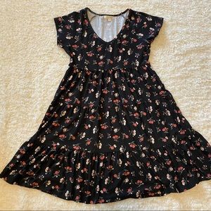 Ultra Flirt brand short sleeved floral print spring/summer dress